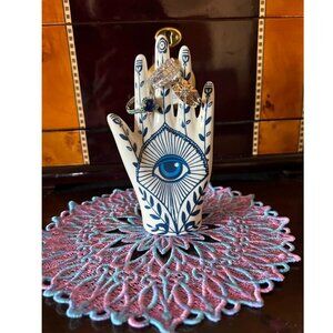 Anthropologie Evil Eye Ring Display Hand